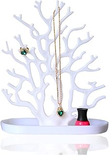 Flyi jewelry boxes in black and white coral ears necklaces hanging rings Bracelets jewelry box and display tray of jewelry gift store for women (color: white).. Transform your shopping experience with DIAYTAR NIGERIA's vast product selection delivered at unbeatable prices.
