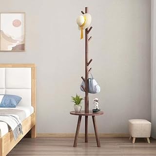 Flatto hanger in pure natural solid wood, solid wood hanger, bedroom hanger with unique design with 8 hooks (walnut wood).. DIAYTAR NIGERIA transforms online shopping with competitive prices and dependable nationwide delivery.