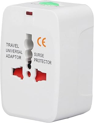 Universal 3-piece universal travel intake adapter worldwide, all-in-one portable adapter, international wall charger, USA UK Australia France Power socket and white converter converter.. DIAYTAR NIGERIA: Where shopping dreams come true with budget-friendly prices and nationwide shipping.