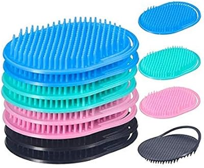 MJ Ragav, multicolored plastic hair brush, 4 package.. DIAYTAR NIGERIA: Transforming online retail with affordable prices and consistent 5-8 day nationwide delivery.