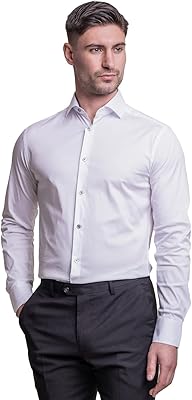 Cotton shirt with long sleeves and classic collar for men, smart formal shirt for work and office.. Shop without boundaries at DIAYTAR NIGERIA, offering extensive variety at prices you'll appreciate.