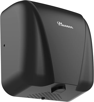 Automatic commercial electric handling Plasen in stainless steel wall stainless bathroom and kitchen, 1800 W, fast drying in 10 seconds (black).. Experience shopping satisfaction with DIAYTAR NIGERIA's vast selection and budget-friendly delivery options.