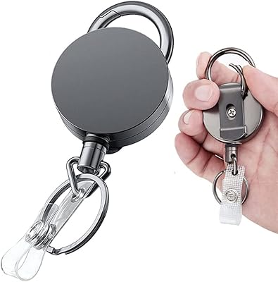 Robust retractable bunch carrings with a belt clip and card keychain.. Great finds. Great prices. Fast shipping. That’s DIAYTAR Nigeria.