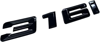 Seticmation Self-Emblet Serial 3 316i for BMW 2017-2022, rear trunk lid badge, lettering number sticker (Brillant Black, 316i).. DIAYTAR NIGERIA: Where every shopping need is met with affordable prices and timely delivery.