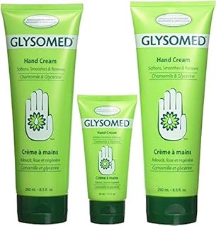 Combined Pack of Glysomed Hand Cream, 8.5 FL OZ (2) 1.7 FL OZ (1).. DIAYTAR NIGERIA stands as your affordable shopping ally with nationwide delivery in just 5-8 days.