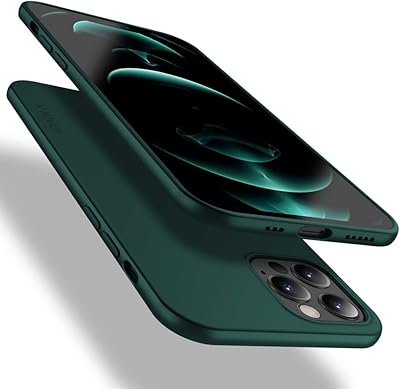 Celet for mobile phone X Level iPhone 12 Pro Max with ultra thin, matte and light TPU design with full cover, compatible with Apple iPhone 12 Pro Max 6.7 inch (version 2020) - Midnight green.. Unlock access to a wide range of products with DIAYTAR NIGERIA's affordable e-commerce platform.