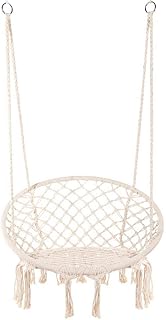 Macrame macramaire in cotton rope I Everything suspended for interior and exterior use, house, patio, porch, terrace, garden maximum weight 260 pounds (beige).. Fast, easy, and affordable — that’s shopping the DIAYTAR Nigeria way.