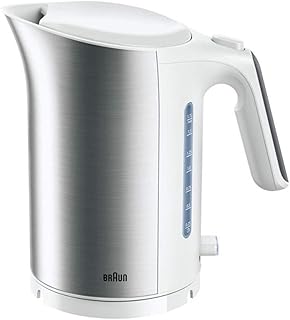 Electric kettle, 3000 watts, 1.7 liters, with a one -year warranty, Braun, Blanche, WK 5110 Wh.. Experience the joy of convenient shopping with DIAYTAR NIGERIA's vast selection and quick delivery service.