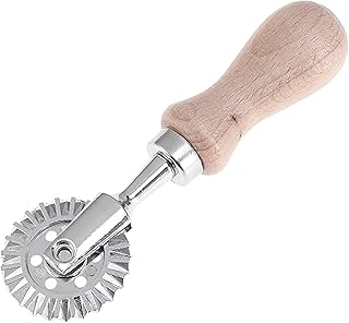Castoev pastry and pastry cutting pan, stainless steel cookie pan, biscuit cutting tool, cord cooking utensils, pastry mold with wooden handle.. DIAYTAR NIGERIA: Your partner in affordable online retail with reliable delivery across the nation.
