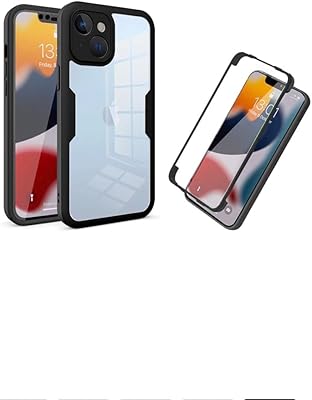 Complete 360 ​​-degree protective shell for iPhone 14 (black).. DIAYTAR NIGERIA: Where shopping dreams come true with budget-friendly prices and nationwide shipping.