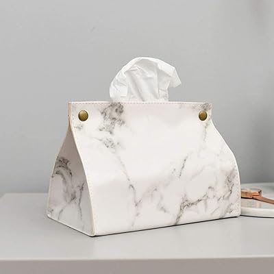 PU leather handkerchief box lid, PU leather handkerchief box holder, marble pattern handkerchief box, handkerchief box, home car decoration.. Shop across categories at DIAYTAR NIGERIA with the confidence of affordable prices and delivery within 8 days.