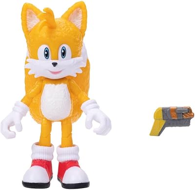 Sonic the Hedgehog 2, 4 inch action figurine, with accessory inspired by the film Sonic 2.. Your digital shopping companion, DIAYTAR NIGERIA offers exceptional value with delivery in less than 8 days.