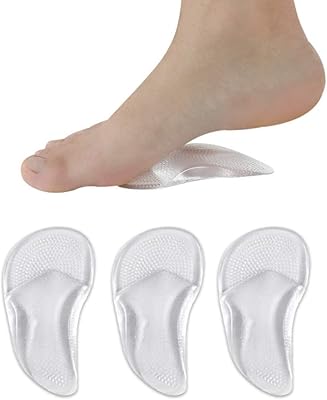 2 pairs of interior gel soles for women, transparent metatarsian pads, shoe soles, support pads for the plantar vault, flat feet, reusable adhesives, plantar vault pads, interior soles to cushion and relieve pain.. Your e-commerce hub for everything — DIAYTAR Nigeria has you covered.