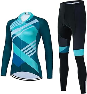 Set of women's cycling clothes, shirt and long -sleeved road bike pants, bicycle jersey with 20d freezing lining.. Shop like never before with DIAYTAR NIGERIA's comprehensive marketplace and budget-friendly shipping.
