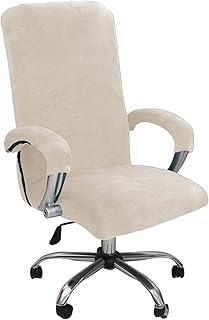 Velvet desktop chair cover for computer chair, stretching swivel chair cover, removable swivel chair cover, high -size L (beige, m) chair protective cover (beige, m).. Your ideal shopping partner, DIAYTAR NIGERIA offers extensive variety with reliable nationwide shipping.