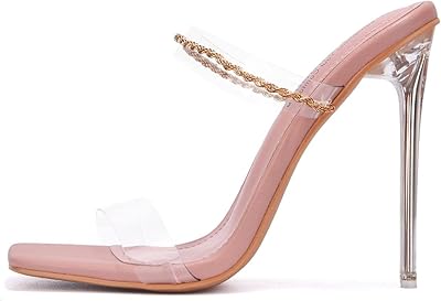 CAPE Robbin Corinne Sexy Pumps with High Heems for Women, Pumps Open Open Square Transparent.. DIAYTAR NIGERIA connects you with thousands of products at competitive prices, delivered within a week.