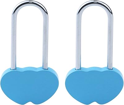 Heamstyle Keyless Blue Heart Lock, Wish Cadenas for Men and women for wedding, Valentine's Day, Birthday, Travel (without key).. Shop smart with DIAYTAR NIGERIA, offering a vast product range delivered to your doorstep within a week.