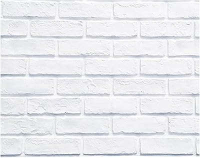 3D wall panels brick effect - coating, false stone appearance, brick texture, solid covering for living room, kitchen, bathroom, balcony, bedroom, counter back (New London, White, sample).. Your shopping journey simplified with DIAYTAR NIGERIA's vast selection and budget-friendly shipping.