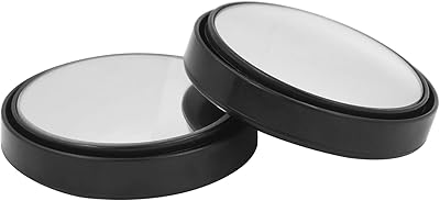 AIKIND 2 inch blind spot mirror, adjustable hd glass mirror with wide angle to adapt to all international cars (black).. DIAYTAR NIGERIA brings retail convenience to your screen with affordable prices and dependable shipping.