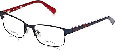 Guess GU9180 glasses frame - Brilliant blue frame, matt blue glasses, 49 mm GU918049091 glasses, matt blue, 49/17/130.. DIAYTAR NIGERIA stands as your affordable shopping ally with nationwide delivery in just 5-8 days.