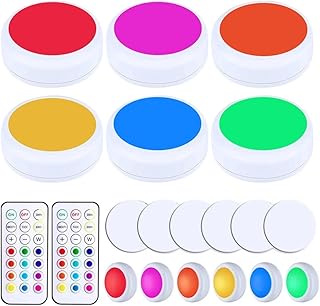 Surprised LED disk lights with remote controls sticky lights 13 colors.. Your digital shopping companion, DIAYTAR NIGERIA offers unmatched value with nationwide shipping.