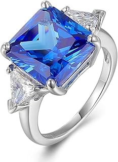 Precious Arabic zirconic stones of dark blue color of M Jewelry, 925 rhodié silver, luxurious emeralds and zircon, Christmas and Valentine's Day, classic jewelry.. Discover a world of affordable shopping with DIAYTAR NIGERIA's vast marketplace delivered to you in days.