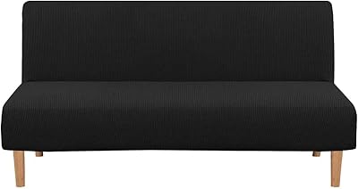 Sofa cover without armrests MOFISH, stretchy elastane barrel cover, full -washable elastic, machine washable (black).. Everyday deals, every category — only on DIAYTAR Nigeria.