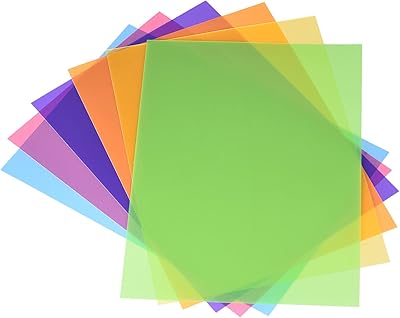 Transparent PVC D-Mutic Light Correctors, set of 6 transparents for photos, movies and videos.. DIAYTAR NIGERIA brings affordable products to every doorstep with our reliable 5-8 day shipping.