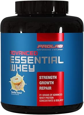 Prolab Advanced Essential Whey Mixture of high quality lactrum concentrate and Ultra -Pur - BCAA and natural enzymes (Donut à la Vanilla, 5 lb) protein protein isolate... Transform how you shop with DIAYTAR NIGERIA's vast selection and budget-friendly delivery options.