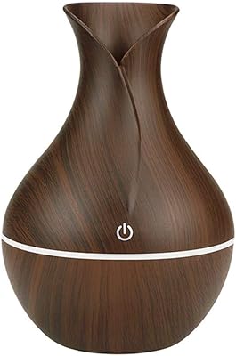 Wood grain aroma humidifier 130 ml LED light at seven.. Shop with confidence at DIAYTAR NIGERIA, where affordability meets reliability in less than 8 days.
