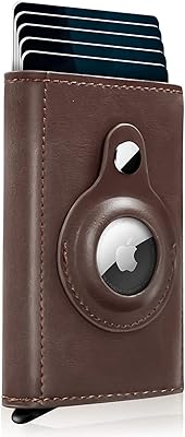 Simple portfolio with Luxury Airtag Leather PU support Credit card holder.. Discover the joy of choice with DIAYTAR NIGERIA's extensive selection and budget-friendly shipping.