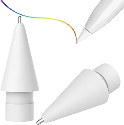 Apple Pencil 1st and 2nd generation spare pencil tips compatible, solid and durable, without corrosion, fluid precision control for fine details, adapted to italic drawing, graphics and writing, pack of 2.. DIAYTAR NIGERIA: Where every Nigerian finds what they need at prices they can afford, delivered promptly.