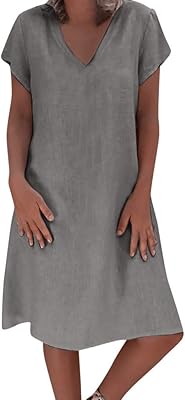 Long dress with short sleeves and round neck for women ❀ long united t-shirt relaxed in large cotton for women.. DIAYTAR NIGERIA: Transforming online retail with affordable prices and consistent 5-8 day nationwide delivery.