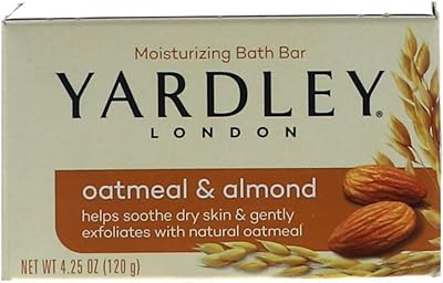 Yardley London - Naturally moisturizing bath soap with almonds and oats - 120.5 g Package of 2.. Find everything you need at prices you'll love with DIAYTAR NIGERIA's comprehensive e-commerce platform.