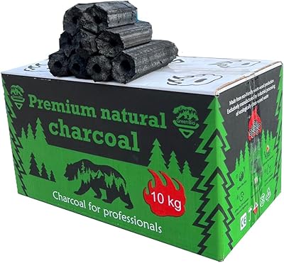 Premium organic green organic carbon briquettes for barbecue, 10 kg.. Easy checkout, quick delivery — shop now on DIAYTAR Nigeria.