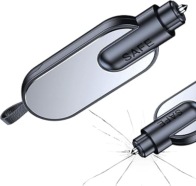 Car safety hammer, cutter with safety cutting, portable window evacuation tool for land and submarine emergencies.. Your comprehensive marketplace awaits at DIAYTAR NIGERIA with affordable prices and reliable delivery times.