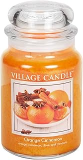 Candle Village Large Glass Pot Severe Cinnamon Orange Cinnamon 2125.. Shop the future with DIAYTAR NIGERIA - thousands of products, unbeatable prices, delivery within a week.