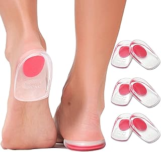 Gel heel cuts, 3 pairs of silicone gel orthopedic gel for plantar fasciitis, relief of calcium bone pain, heel pain, care of the feet.. DIAYTAR NIGERIA redefines convenience with our diverse marketplace and affordable nationwide shipping.