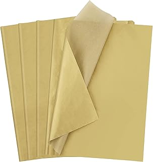 Red Dot Gift® 25 Packing sheets paper gift 50 x 70 cm ... 17 g, without acid for a variety of craft, art and paper projects, packaging for t-shirt (metal gold, 50 x 70 cm).. DIAYTAR NIGERIA: Bridging the gap between consumers and quality products with affordable nationwide shipping.