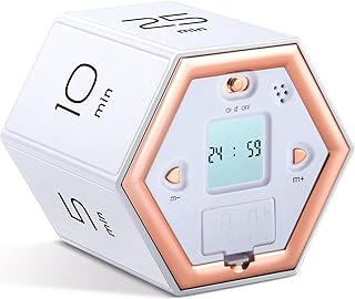 Dimodoro timer hexagonal timer with mute and kitchen alarm function.. DIAYTAR NIGERIA brings the market to your fingertips with affordable prices and swift delivery services.