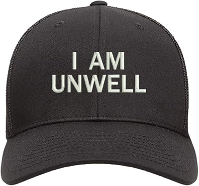 Weytff Funny Baseball Cap I am breathable Disease Black Polo Hip Hop Sport Snapback, Black, One Size.. DIAYTAR NIGERIA delivers more than purchases - we deliver affordable shopping solutions within the week.