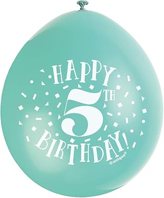 Unique festive balloons for 5th anniversary, 9 -inch latex balloons, 56039, pack of 10 balloons.. DIAYTAR NIGERIA delivers what you want at prices you'll love, all within 5-8 days nationwide.