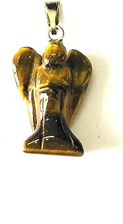 Crystalmiracle 1 "Tiger-eye guardian angel necklace, crystal jewelry, trendy precious jewelry gift, well-being, luck and energy, accessory made by hand.. With DIAYTAR Nigeria, you can browse through thousands of items at the best prices. Place your order today and receive it in less than a week.