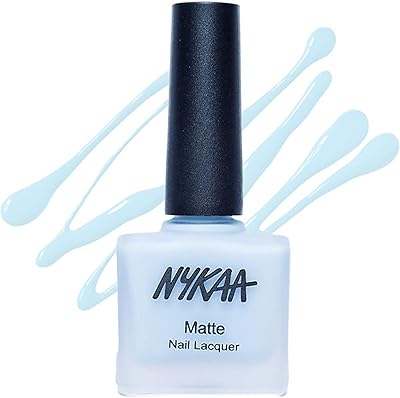 Nykaa matt nail polish - (Blueberry Macaron -18) - Bleue shade - Long -term color, rich pigment, an application (9 ml).. Experience shopping without limits at DIAYTAR NIGERIA, where affordability meets convenience in just days.