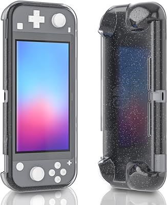 Sequined shell for Nintendo Switch Lite, TPU protective cover - Gray.. DIAYTAR NIGERIA: Where every Nigerian finds what they need at prices they can afford, delivered promptly.