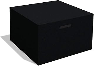 Oxford anti-dust furniture cover SOWORWAY For garden and outdoor terrace for rattan table, cubic chair and sofa, waterproof and anti-luid, black (110 x 110 x 70 cm).. DIAYTAR NIGERIA: Your partner in affordable online shopping with reliable 5-8 day shipping nationwide.