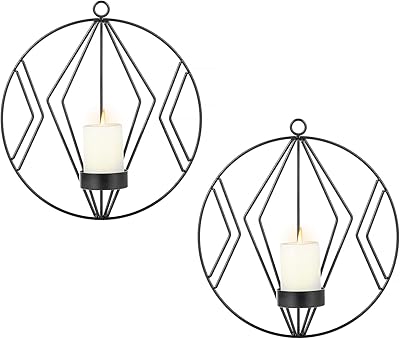 Zekiki Lot of 2 metal wall candle holders Wall decoration for living room.. From tech gadgets to groceries, DIAYTAR Nigeria is your all-in-one online store. And the best part? Delivery happens fast — between 5 to 8 days.