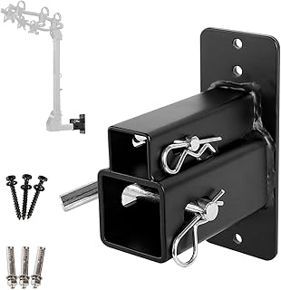 Axiniu 1,25 '' 2 '' Wall support for bicycle hitch, suspended bicycle support, garage organizer, trailer hitch receiver, truck storage support, lawn tractor, implementations, wall or barn, maximum load 300 lbs.. Shop smart, shop DIAYTAR - Nigeria's most affordable e-commerce platform with nationwide delivery.