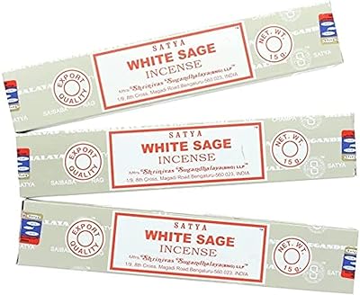 SATYA NAG CHAMPA incense sticks with white sage - pack of 3.. DIAYTAR NIGERIA combines affordability with convenience, delivering your purchases within 5-8 days.