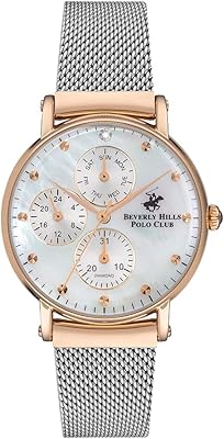 White dial multifunction watch for women - BP3252x.520, pink, bracelet.. Shop without boundaries at DIAYTAR NIGERIA, offering affordable products with convenient delivery times.